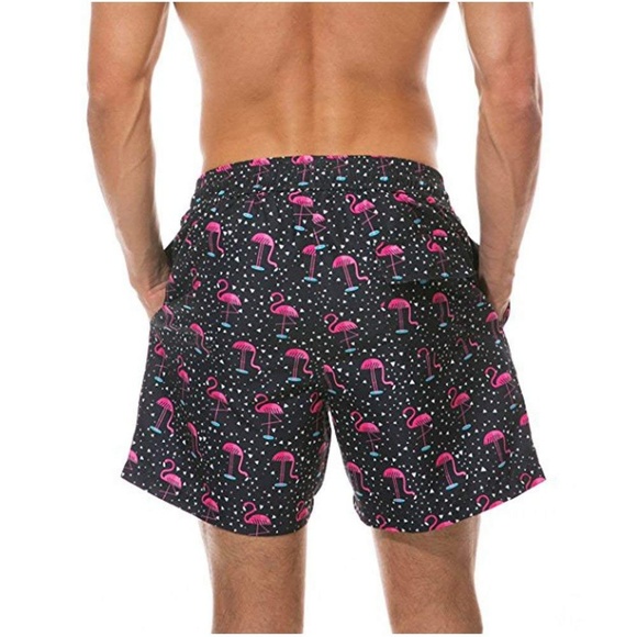 Men's Swim Trunks Quick Dry Beach Shorts - Picture 6 of 7